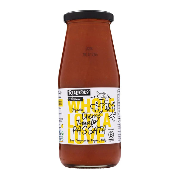 Realfoods Organic Cherry Tomato Passata, 420g