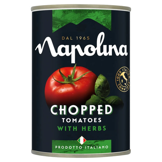 Napolina Chopped Tomatoes with Herbs, 400g