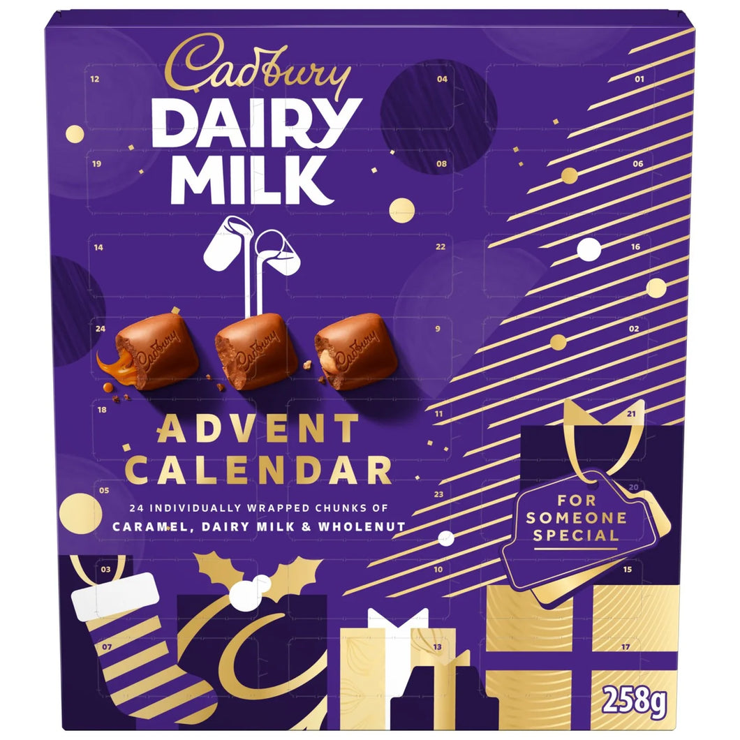 Cadbury Dairy Milk Chocolate Mixed Chunk Advent Calendar - 258g
