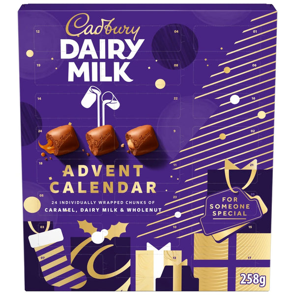 Cadbury Dairy Milk Chocolate Mixed Chunk Advent Calendar - 258g