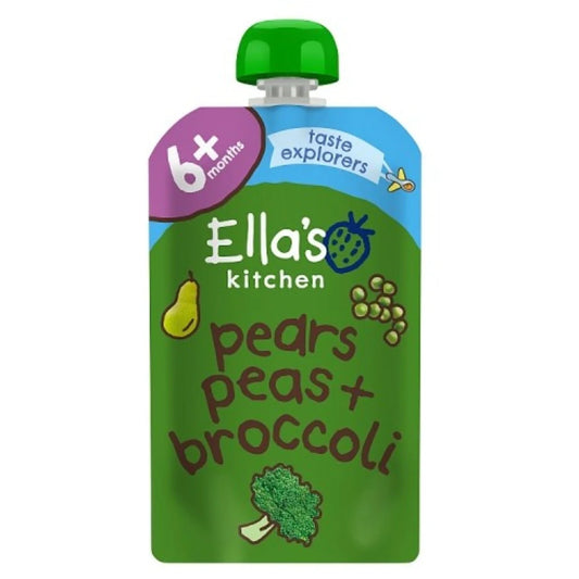 Ella's Kitchen Pears, Peas & Broccoli Baby Food Pouch 6+ Months 120g