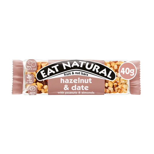 Eat Natural Hazelnut & Date Bar With Peanuts & Almonds 40G