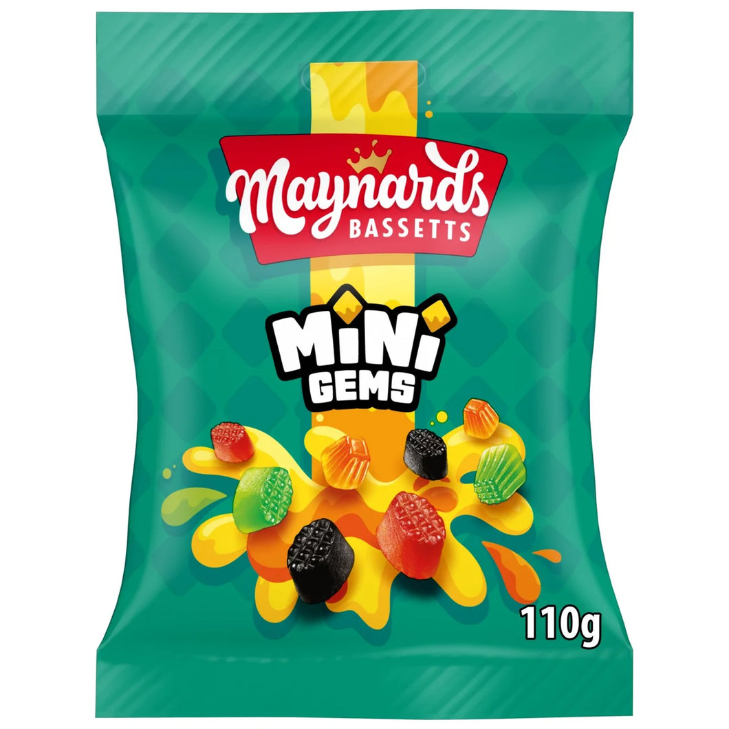 Maynards Bassetts Mini Gems Sweets 110g