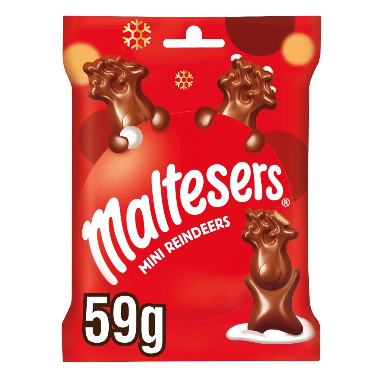 Maltesers Reindeer Chocolate Christmas Mini Treats Bag - 59g
