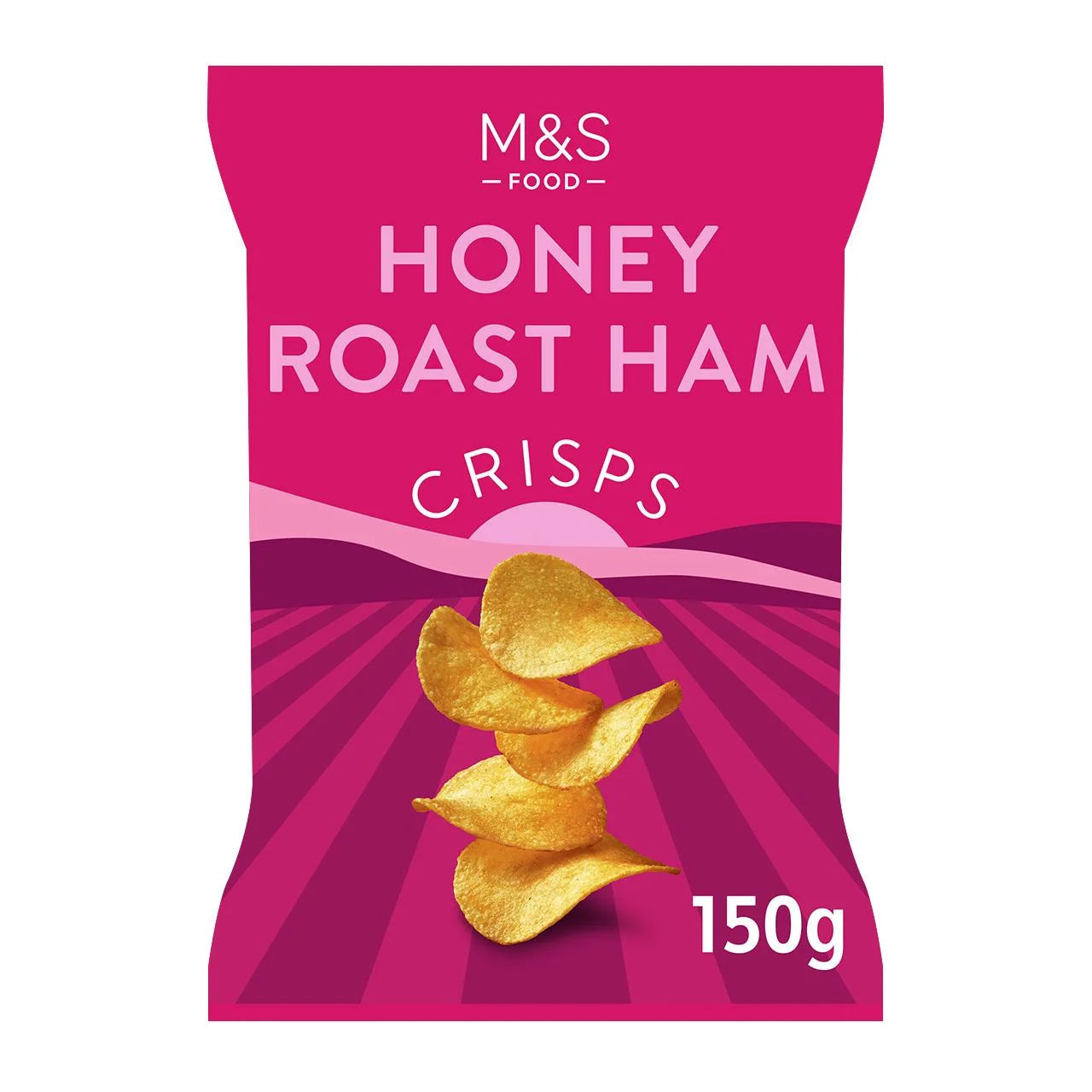 M&S Honey Roast Ham Flavour Crisps, 150g