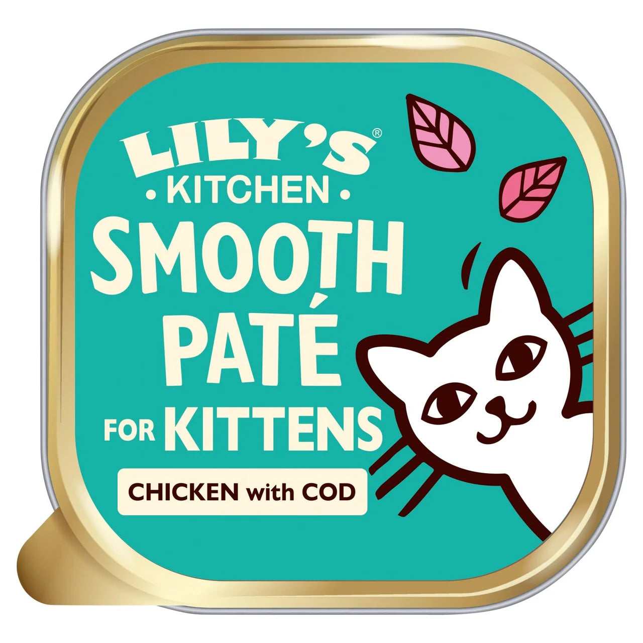 Lily's Kitchen Cat Smooth Chicken & Cod Pate for Kittens - 85g