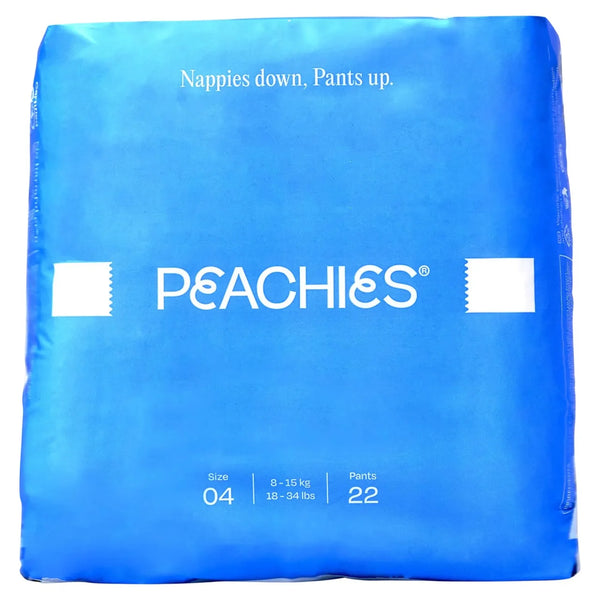 PEACHIES Premium Pants Size 04 (8-15kg), Single Pack