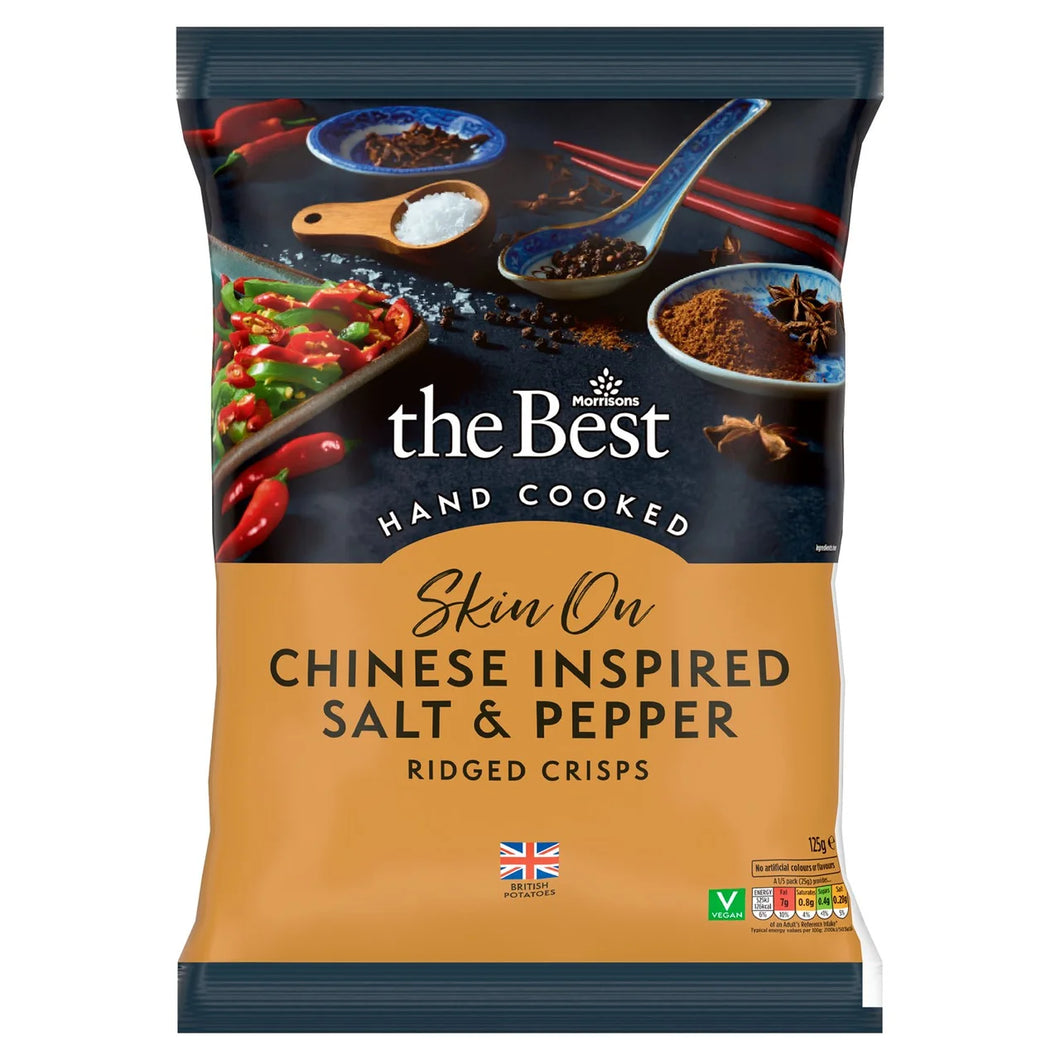 Morrisons The Best Chinese Salt & Pepper Ridge Crisps 125g