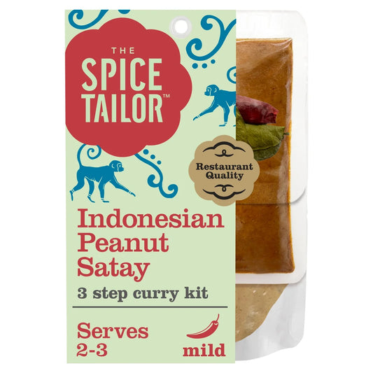 The Spice Tailor Indonesian Peanut Satay Curry Sauce Kit 275g
