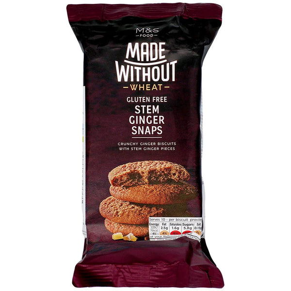 M&S Made Without Stem Ginger Snaps, 150g