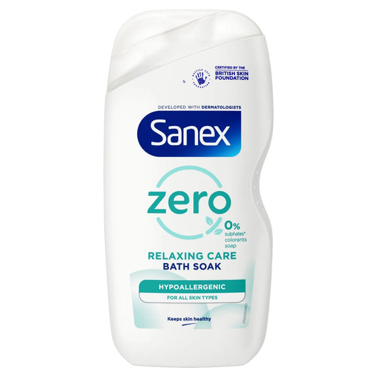 Sanex Zero % Normal Skin Bubble Bath Cream - 450ml