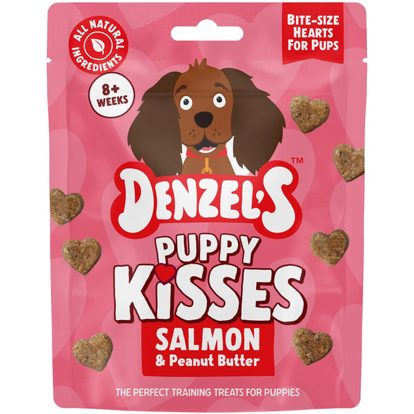 Denzel's Salmon & Peanut Butter Puppy Kisses 90g