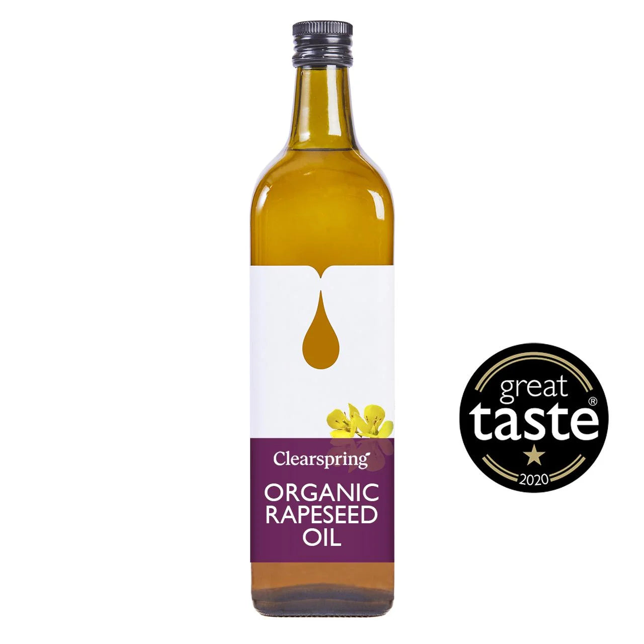 Clearspring Organic Cold Pressed Rapeseed Oil 1L