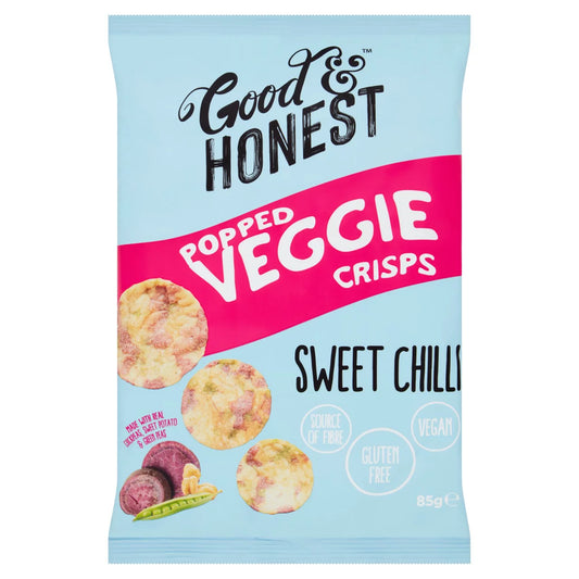 Good & Honest Popped Crisps - Sweet Chilli 85g