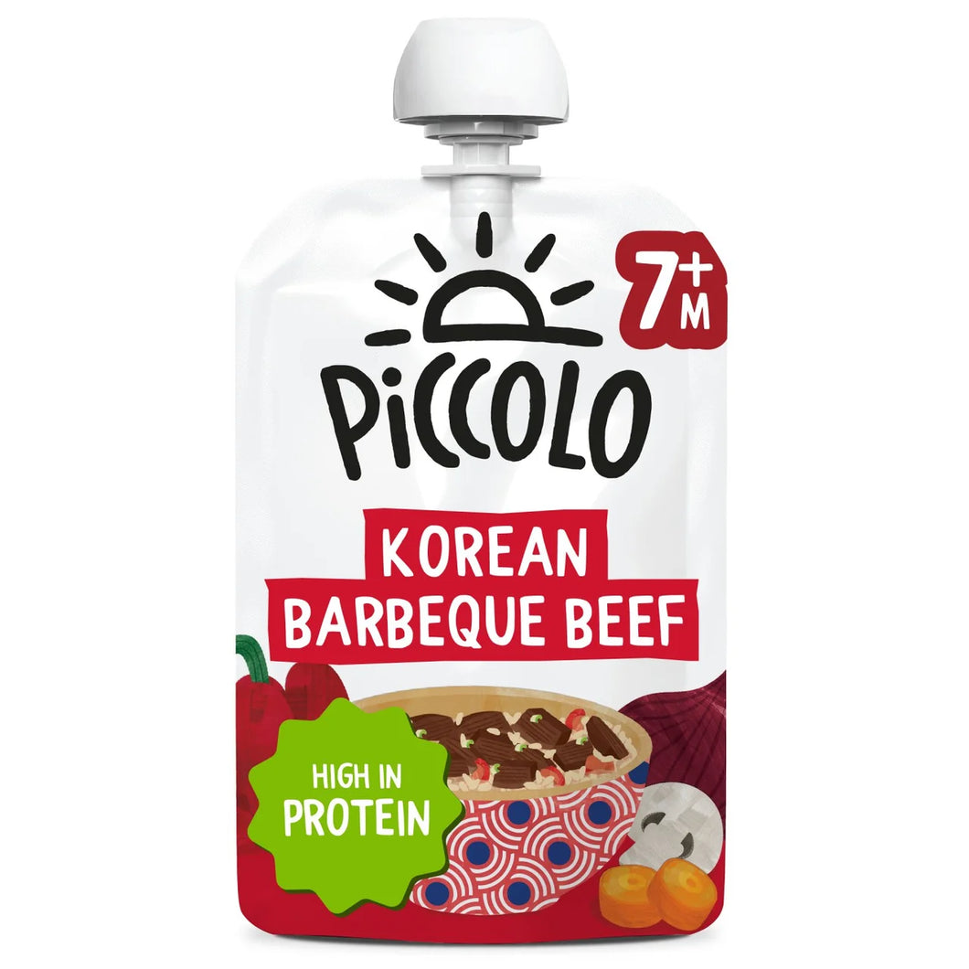Piccolo Korean Barbeque Beef Baby Food Pouch 7+ Months - 130g