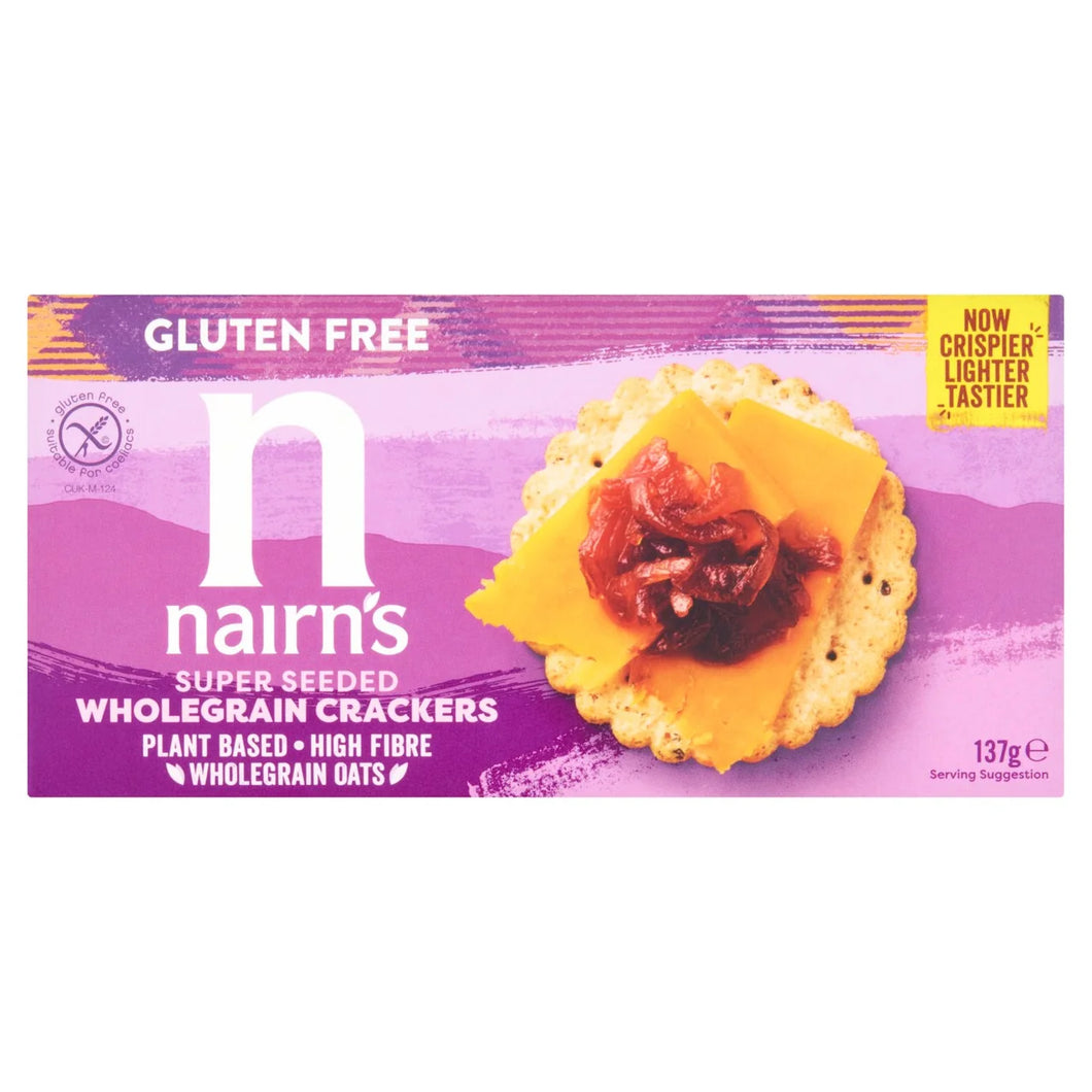 Nairn's Gluten Free Super Seeded Wholegrain Crackers - 137g