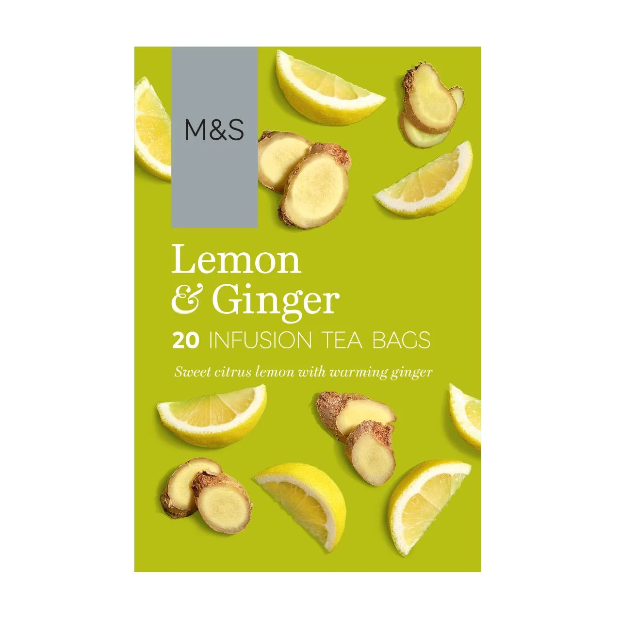 M&S Lemon & Ginger Infusion Tea Bags, 20 pack
