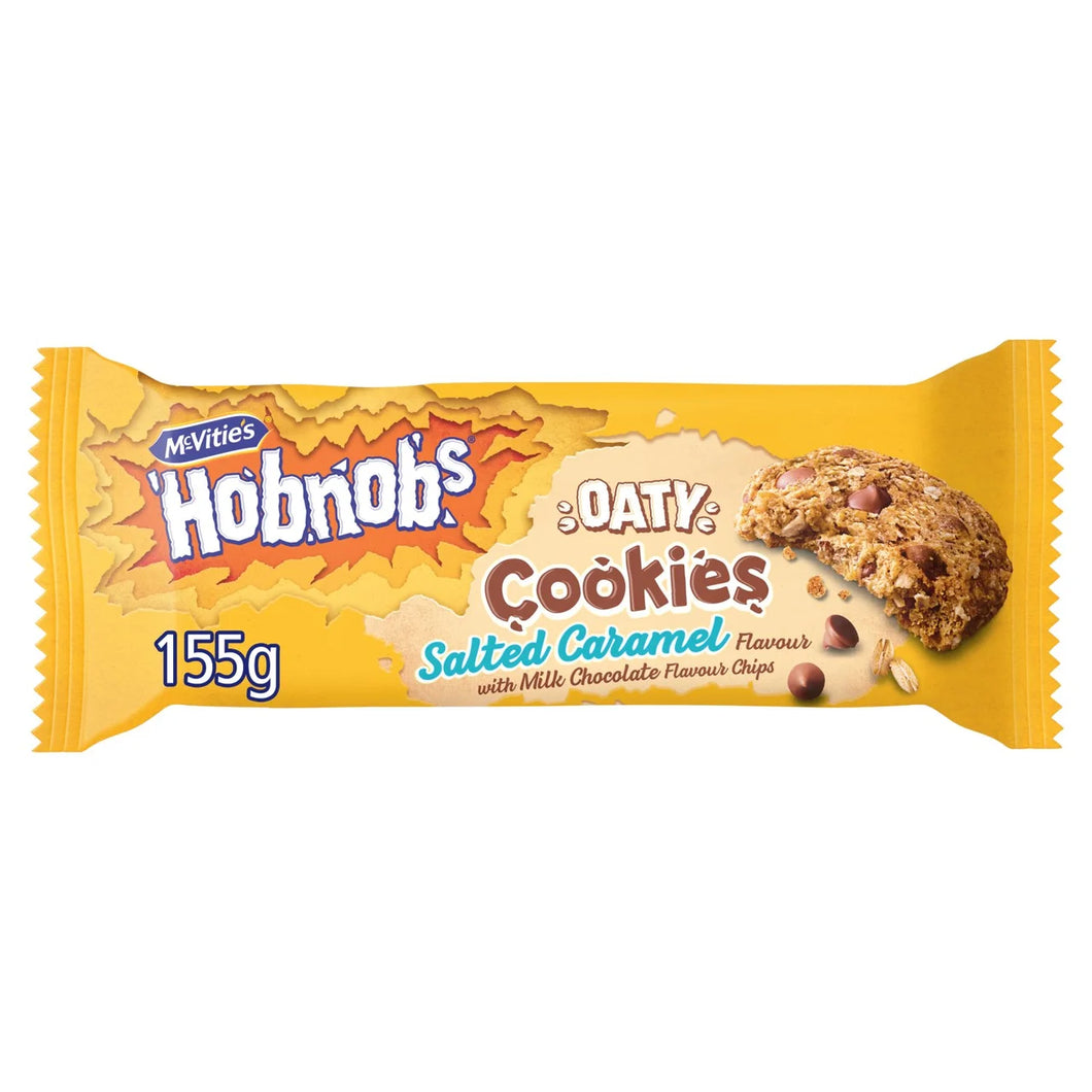 McVitie's Hobnobs Biscuits Oaty Cookies Salted Caramel 155g