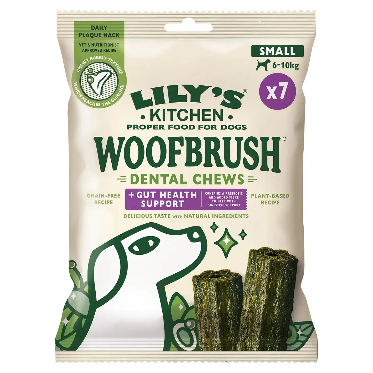 Lily's Kitchen Woofbrush Gut Health Small Dog Multipack -7x22g