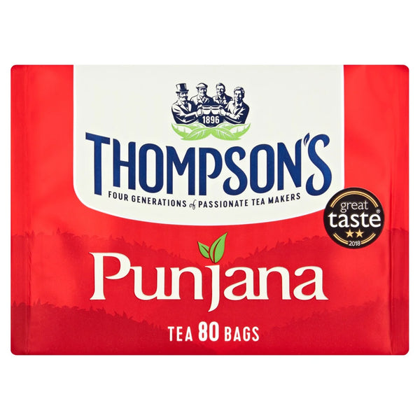Thompsons Punjana Tea Bags 80 per Pack