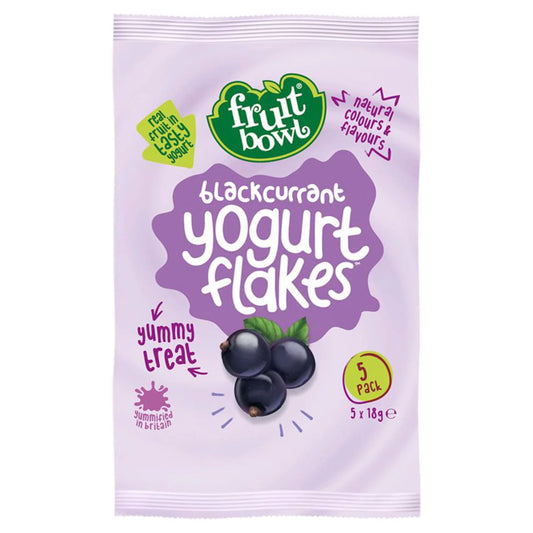 Fruit Bowl Blackcurrant Yogurt Flakes 5 x 21g