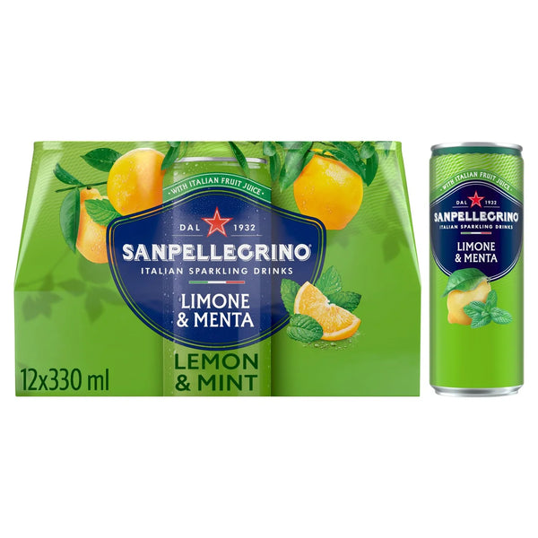 San Pellegrino Lemon & Mint, 12x330ml