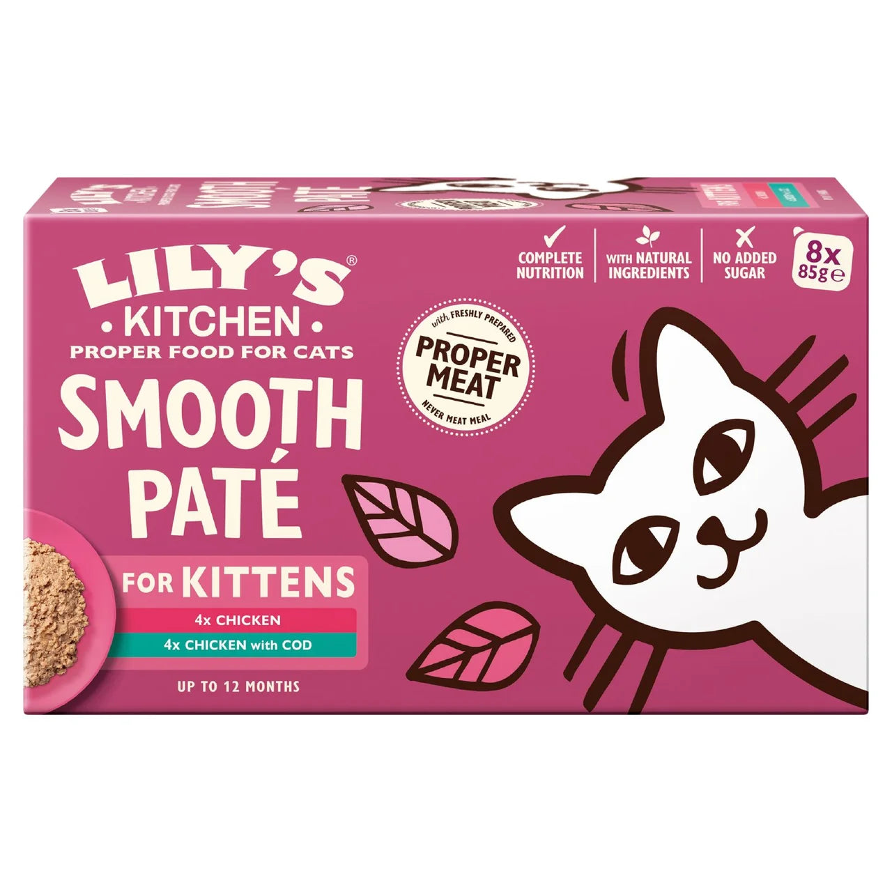 Lily's Kitchen Pate Selection for Kittens - 8x85g