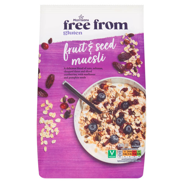 Morrisons Fruit And Seed Gluten Free Muesli 450g