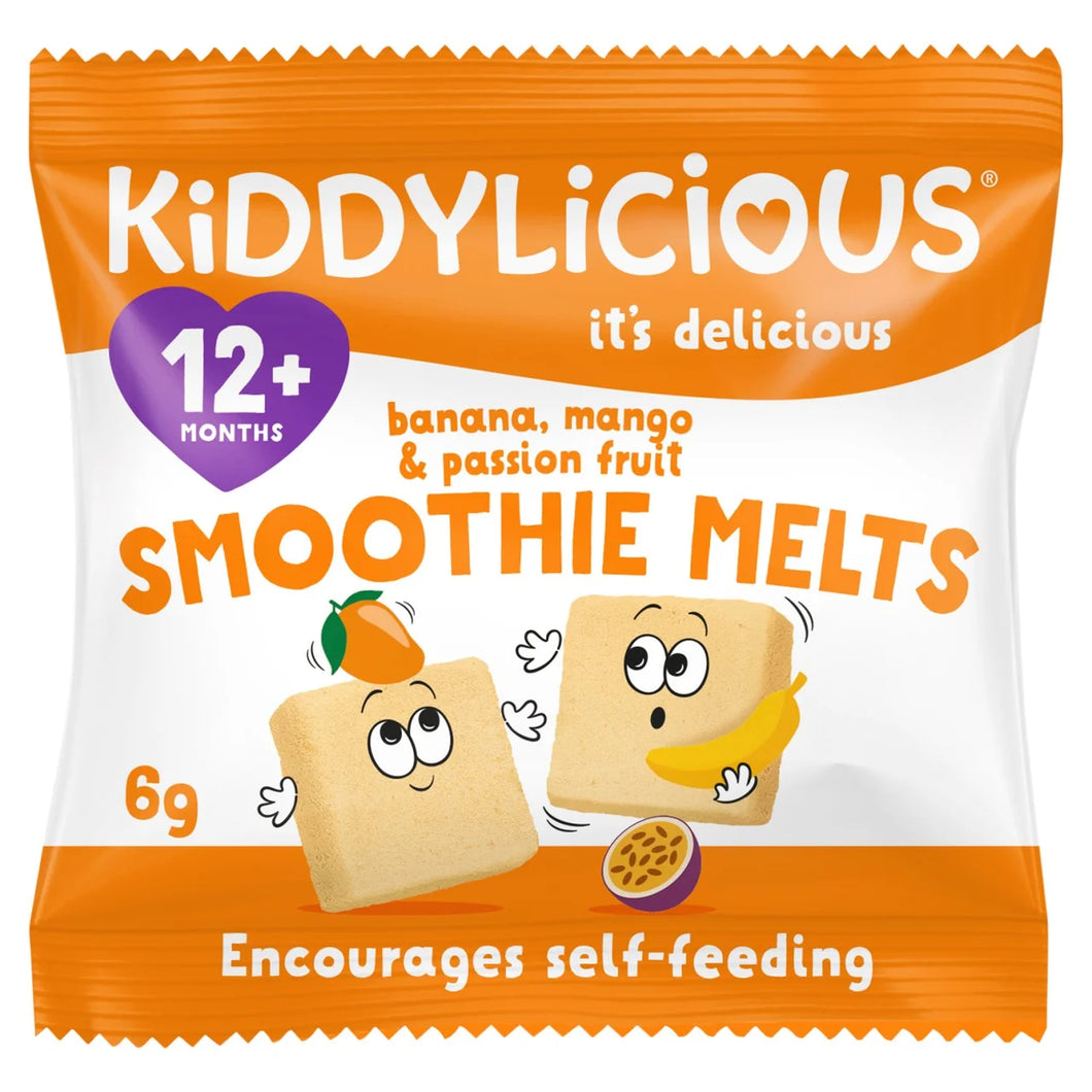 Kiddylicious Banana & Mango Smoothie Melts 12+ Months - 6g