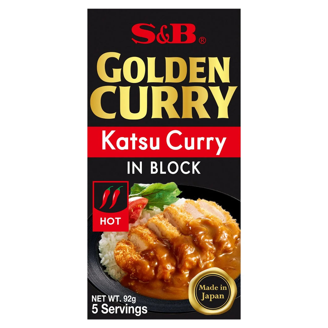 S&B Golden Curry Mix Hot, 92g