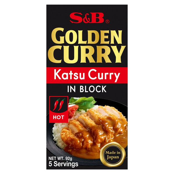S&B Golden Curry Mix Hot, 92g