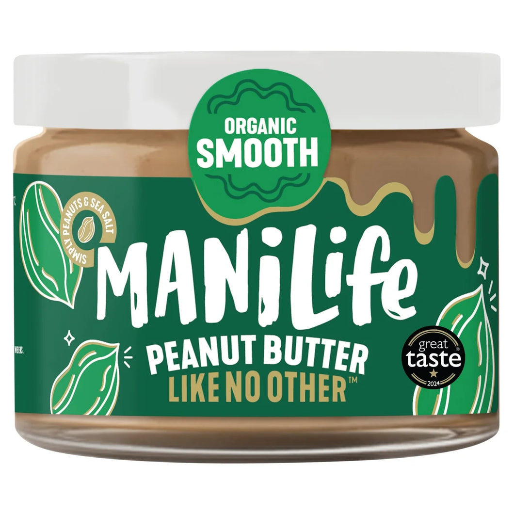 ManiLife Organic Smooth Peanut Butter 275g