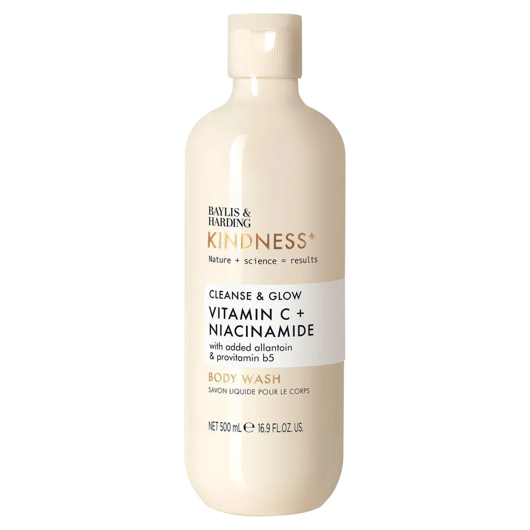 Baylis & Harding Kindness+ Vitamin C Brighten/Glow Body Wash 500ml