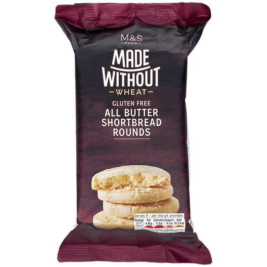 M&S Food Made Without Biscuits: Shortbread, Ginger Snaps, Chocolate Chunk Cookies