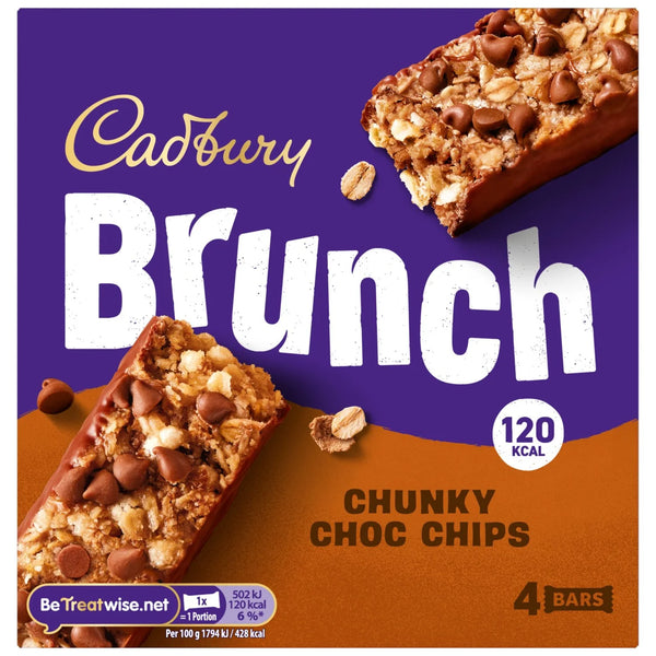 Cadbury Brunch Bar Chocolate Chip 112g