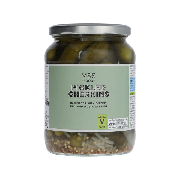 M&S Cocktail Cornichons Pickled in Vinegar, 650g