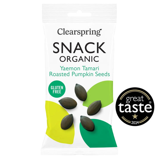Clearspring Organic Tamari Roasted Pumpkin Seeds 30g