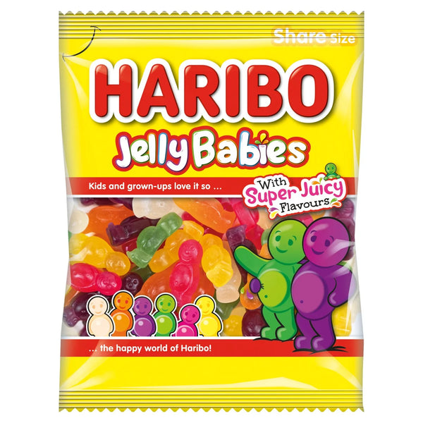 Haribo Jelly Babies Sweets Sharing Bag 160g