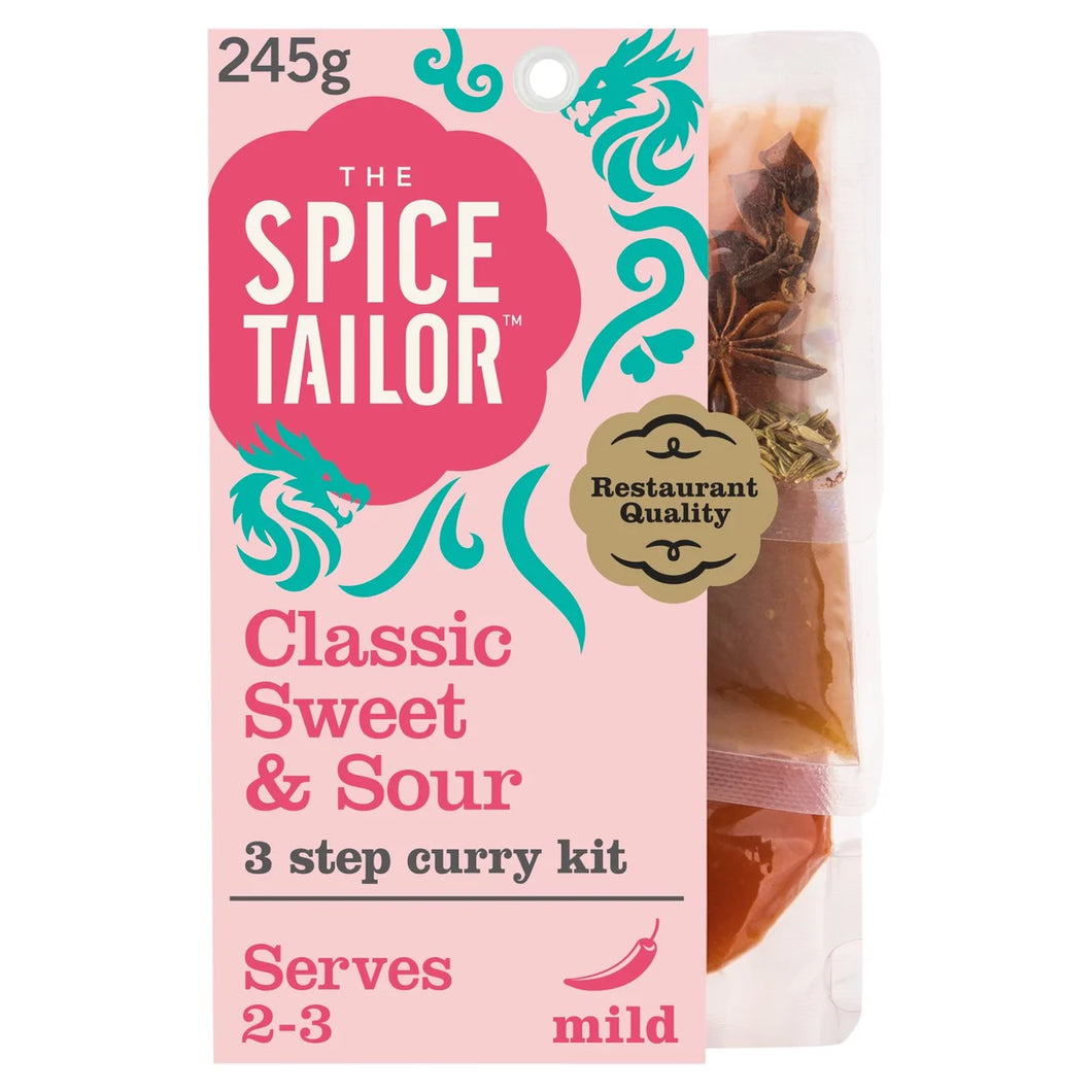 The Spice Tailor Sweet and Sour Stir Fry Chinese Sauce Kit - 245g