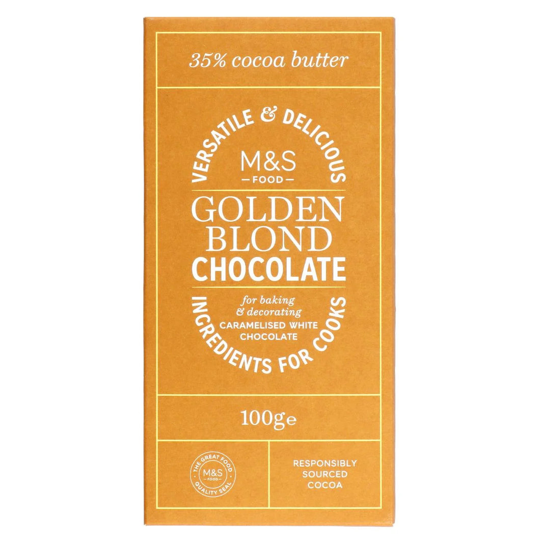 M&S Golden Blond Chocolate, 100g
