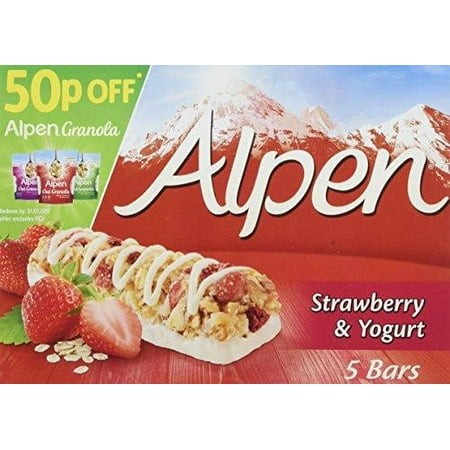 Alpen Strawberry & Yogurt Bar (5x29g)