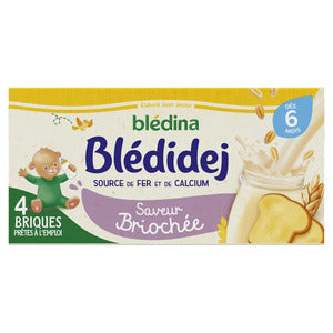 Bledina Bledidej Brioche Flavour Brick 4x25cl