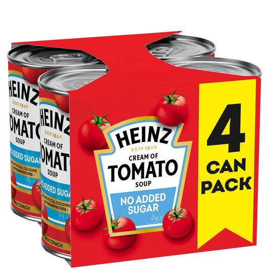 Heinz No Added Sugar Tomato Soup 4 Pack X 400G