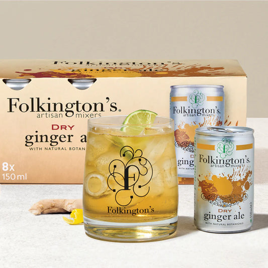 Folkington's Artisan Mixers - Dry Ginger Ale (8X150Ml)
