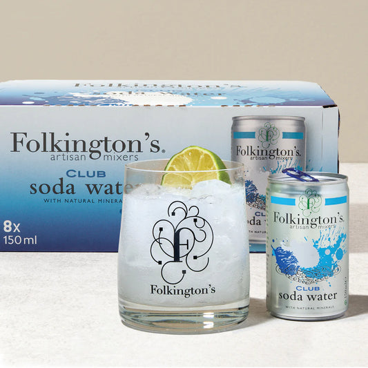 Folkington's Artisan Mixers - Club Soda Water (8X150Ml)