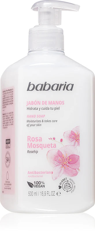 Babaria Rosa Mosqueta liquid hand soap 500ml