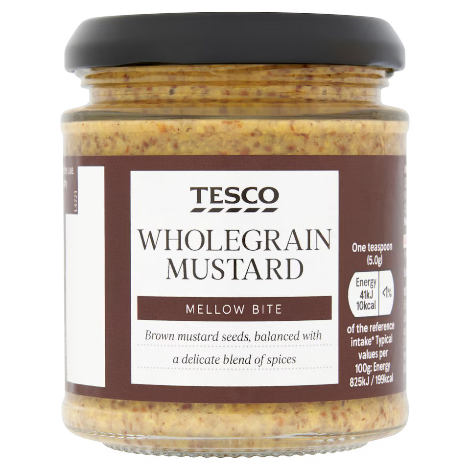 Tesco Wholegrain Mustard, 180g