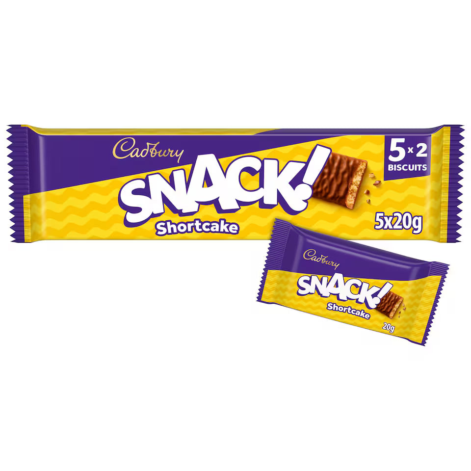 Cadbury Snack Shortcake 5x20g