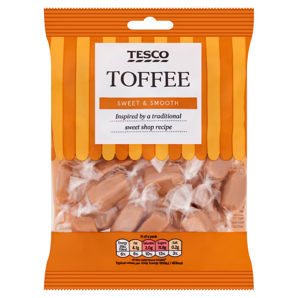 Tesco Toffee, 175g