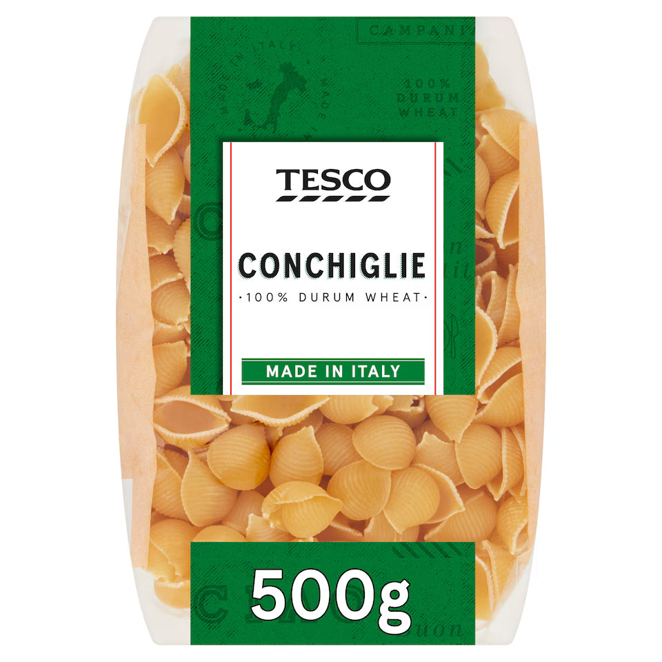 Tesco Conchiglie Pasta Shells, 500g